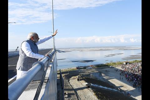 he country’s longest combined rail and road bridge was officially opened when Prime Minister Narendra Modi flagged off a Northeast Frontier Railway inter-city train.